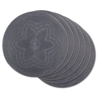 Peasely Polypropylene Plastic Floral Round
