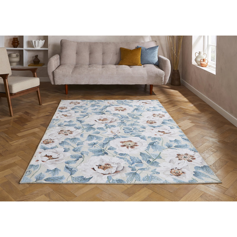 Harlequin Florent Sailcloth - 152 x 230, Coral, Rectangle 185 x 290 cm