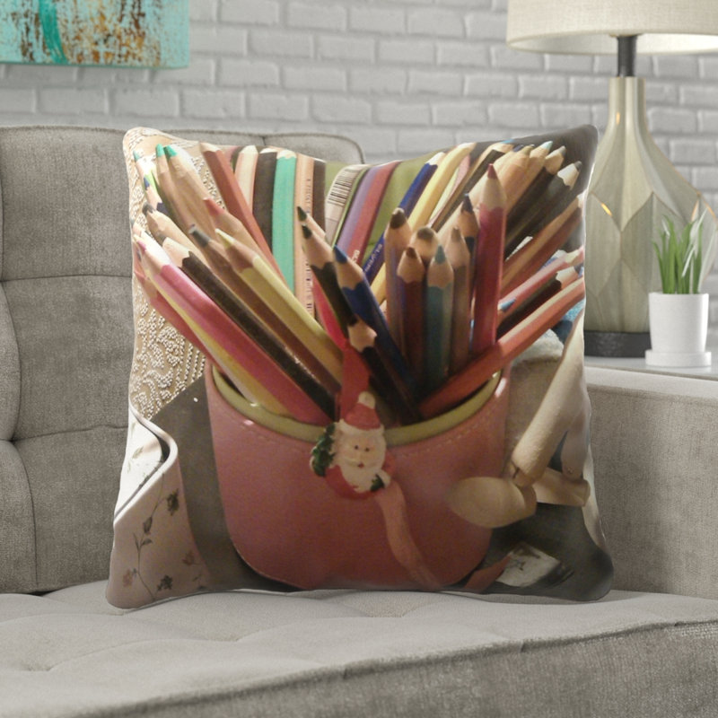 Cambon Throw Pillow, Microsuede, Indoor