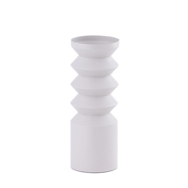 Vase en fer blanc Lg, H 10 po x l 4 po x P 4 po