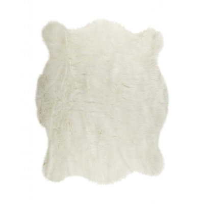 Tapis blanc cassé super doux 5 pi x 8 pi