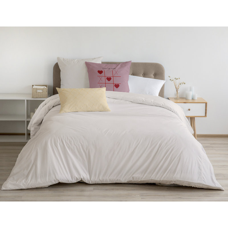 Coussin décoratif en polyester, H 18 po x l 18 po, Carré