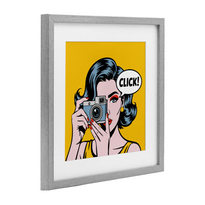 «Click Retro Photographe», reproduction sous verre, conception par Andreas Magnusson