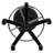 Ethelinda Adjustable Height Ergonomic Lab Stool with Footring Wheels