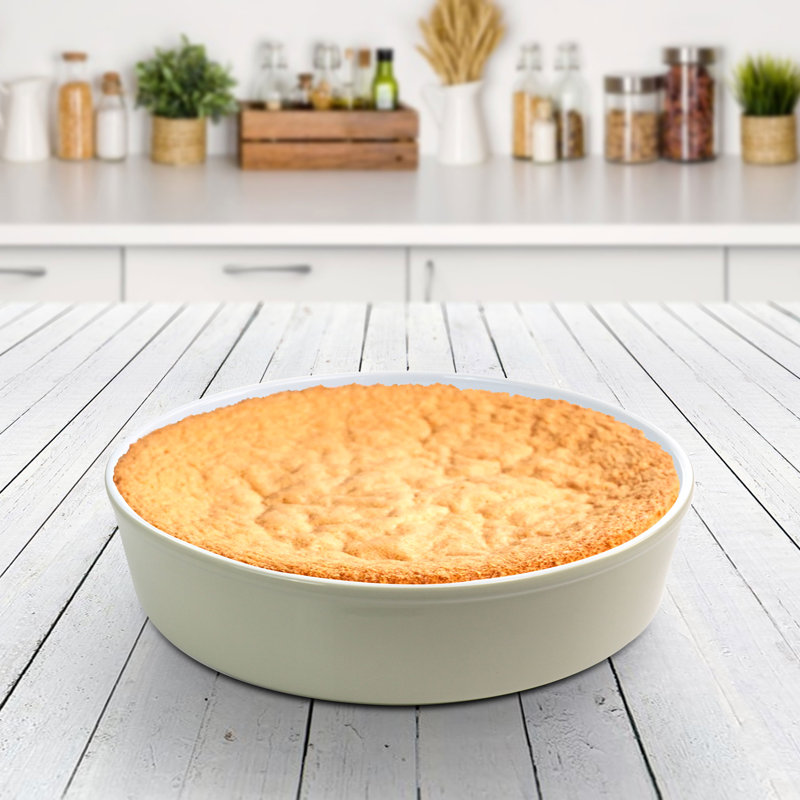 Martha Stewart 1,3 pte Grès rond boulanger, Beige