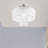 Hanson Fabric Semi Flush Mount-280999376-280999367