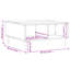 Malvoisin Coffee Table 60x60x30 cm Engineered Wood-998555165