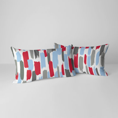 Housse de coussin rectangulaire Festive Paint