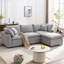Canapé modulaire rembourré en duvet rembourré