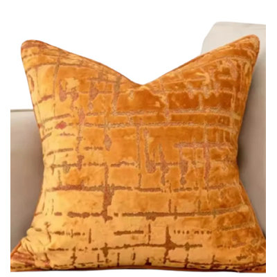 Velours carré orange