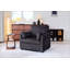 Fauteuil d'appoint en velours côtelé avec coussin lombaire et poche latérale, capacité de charge de 159 kg-132952430