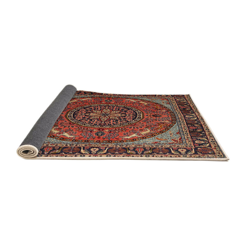Ycatapom Oriental Indoor Rug, Round 4'