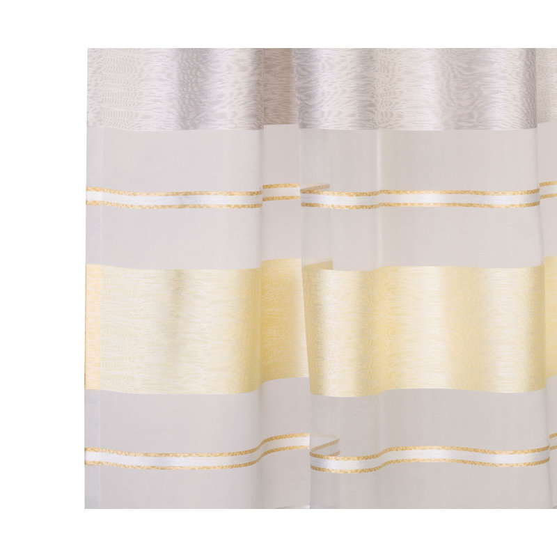 Sanostee Room Darkening Curtain Single Panel, Yellow