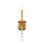 Helenia 1 Light 4.5in x 17in Wall Sconce in Heirloom Gold with Clear Heritage Handcut Crystals-90225273