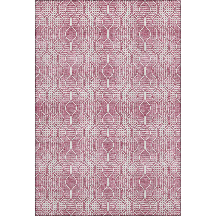 Premium Machine Washable Prisco Blush Rug