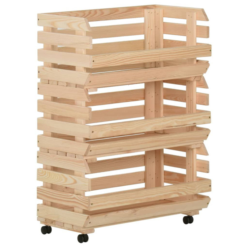 31.5'' H Trolley with Wheels, 31.5" H x 22.4" W x 11.8" D
