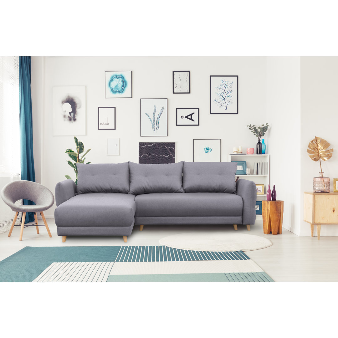 Ecksofa Talbert mit Bettfunktion