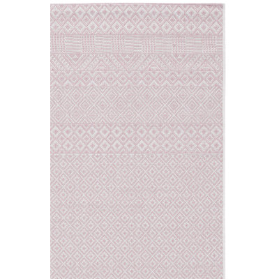Tapis d'intérieur / extérieur à motif géométrique Althia Performance