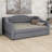 Comfortable Upholstered Daybed Frame, Intelligent LED Belt and Storage Drawers-129598632