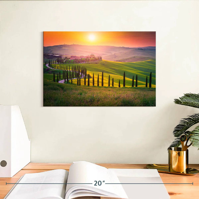 Vanna Sun sur la Toscane, H 8 po x l 12 po