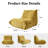 Ergonomic Bean Bag Chair Featuring Advanced 5-Way Body Support for Enhanced Comfort and Posture Alignment-663727008