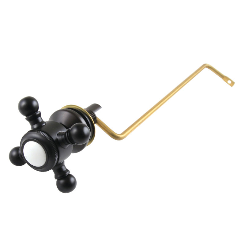 Kingston Brass Buckingham Side Mount Toilet Tank Lever, Matte Black