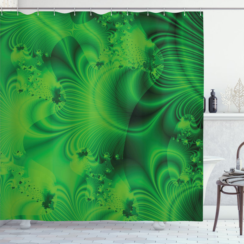 Shower Curtain with Hooks Included