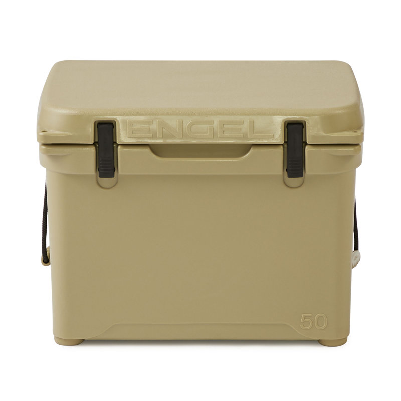Engel Coolers ENG50 48 Quart 60 Can High Performance Roto Molded Cooler, Tan