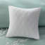 Housse de couette pour lit double / grand lit double - 100% coton avec broderie corail délicate et bordure à bord découpé enchanteur-124917727