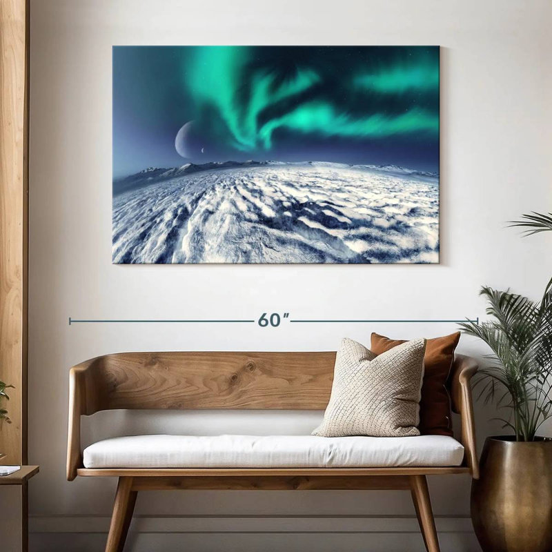 Alvord Antarctique Northern Lights, H 32 po x l 48 po