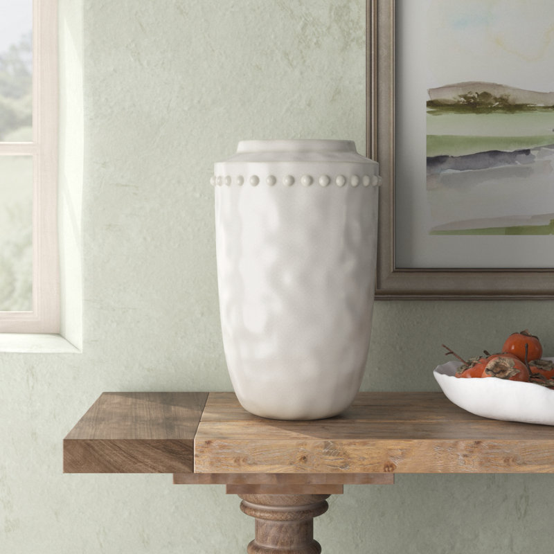 Declo 18.5'' Handmade Ceramic Table Vase