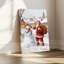 «Santa Snowman Winter», art mural sur toile-761939524