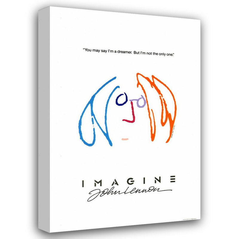 Imagine John Lennon, 24" H x 16" W
