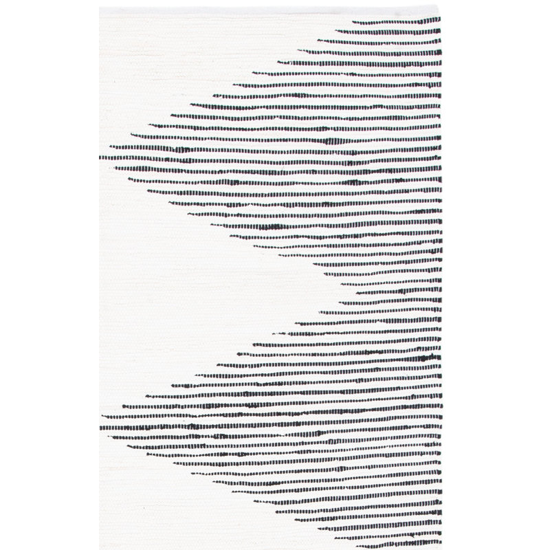 Janke Kilim Flat Weave Cotton Geometric Rug, Rectangle 8' x 10'