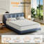 Matelas hybride en mousse viscoélastique mi-ferme 8 po / 12 po Carlena, certifié CertiPUR-US, OEKO-TEX, certifié GV-2034374004-2050030639
