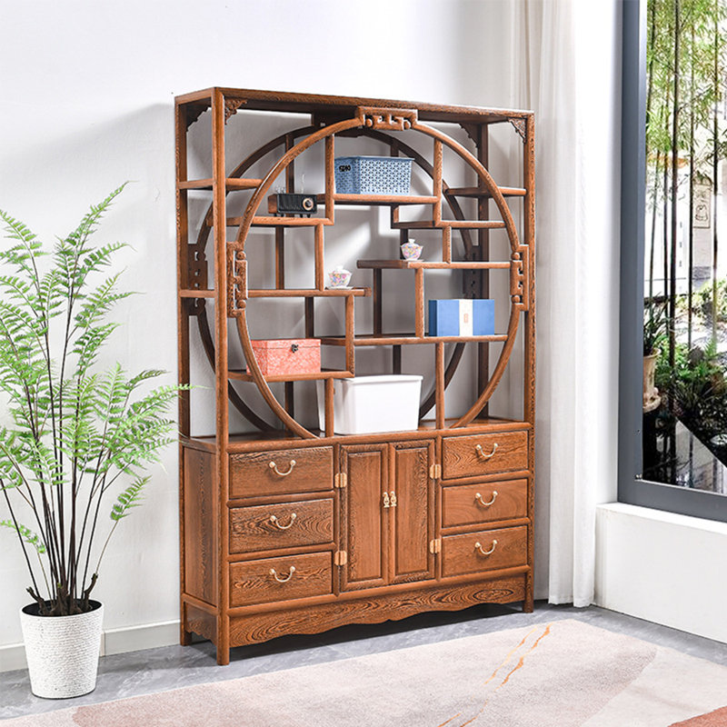 Nouvelle bibliothèque de style simple rétro chinois