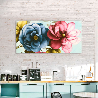 2KA5848 Azaleas 1 Piece Wrapped Canvas Wall Art