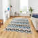 Armbruster area rug Machine Woven Rectangle Grey