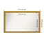 Townhouse Gold Non-Beveled Bathroom Wall Mirror-1016737331