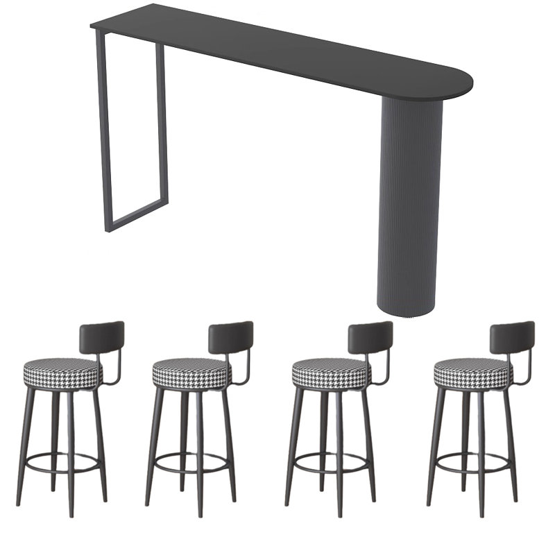 Colletti, Noir, H 41,3 po x L 55,1 po x l 15,7 po