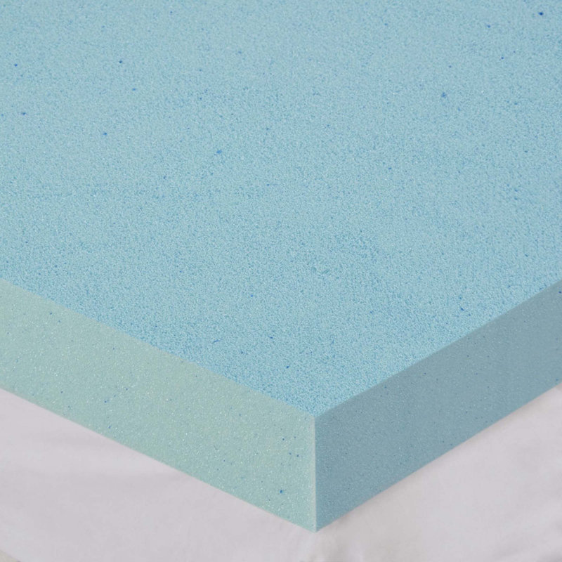 Surmatelas en mousse viscoélastique 3 "/ 4", Lit simple, 3"