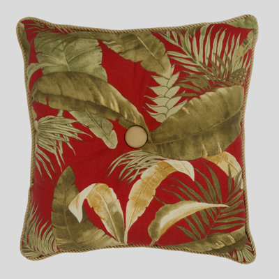 Coussin à motif floral captiva