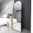 The 4St Generation Of Floor Mounted Full Length Mirrors. Aluminum Alloy Metal Frame Arched Wall Mirror, Bathroom Makeup Mirror, Bedroom Porch, Clothing Store, Wall Mounted-1875819564