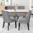 Tufted Upholstered Gray Dining  Chair -1156578418