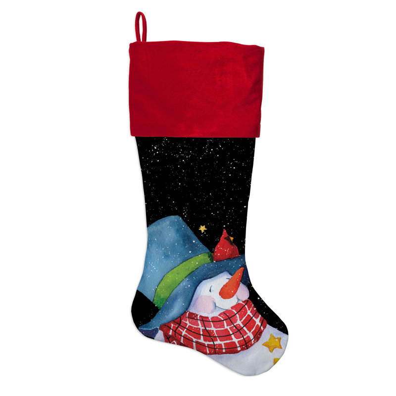 Personalized Snowman Stocking, Yes