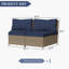 Causeuse d'extérieur Pe Wicker-228257121