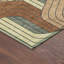 Tapis Mid-Century moderne lavable à la machine intérieur / extérieur Lockway ACN2422-1240471