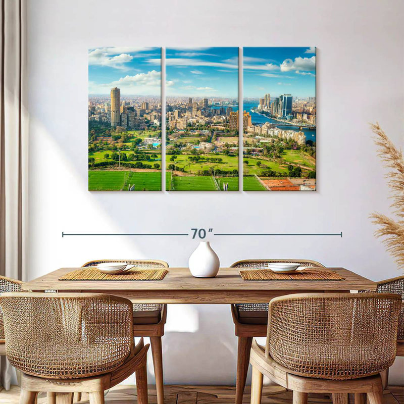 Sireci Cairo Egypt Landscape, 36" H x 57" W