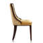 Chaise de salle à manger rembourrée en bois doré Fifth Avenue - ensemble de 2-1084979691