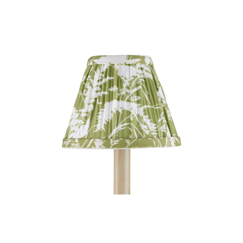 Aviaire - abat-jour de lustre effilé - mousse, ivoire, Moss, Ivory